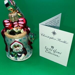 Christopher Radko Little Gems Nick O’Bell Christmas Ornament
